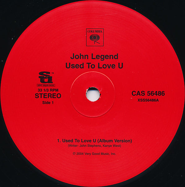 John Legend : Used To Love U (12")