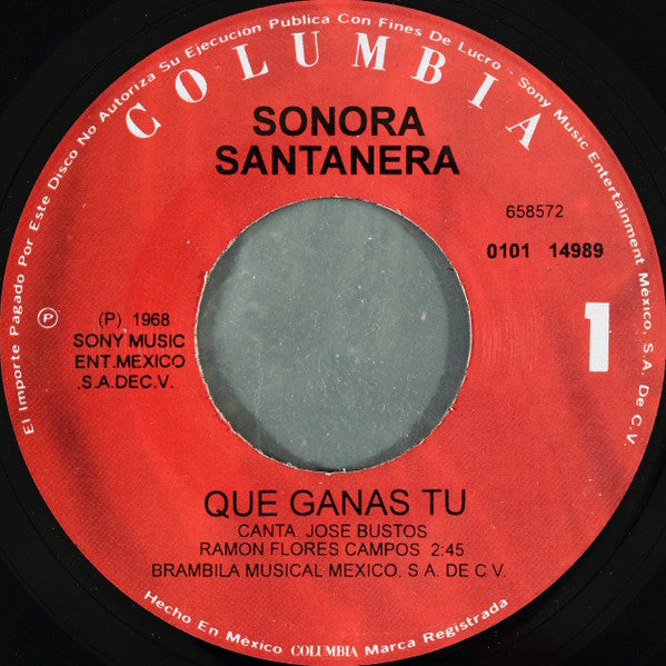 Sonora Santanera : Que Ganas Tu / Jugueteando A Ritmo (7", Single)