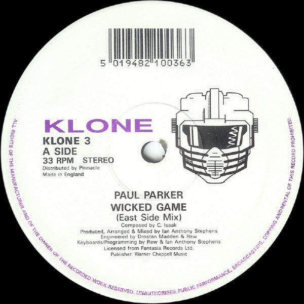 Paul Parker : Wicked Game (12")