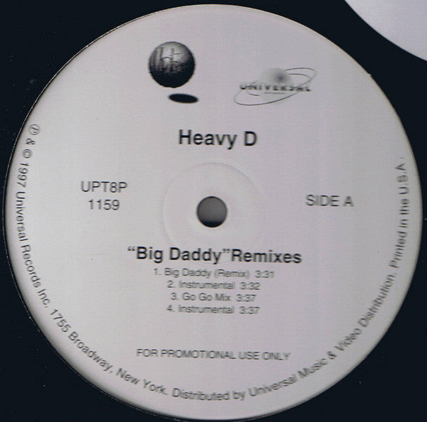 Heavy D : Big Daddy (Remixes) (12", Promo)