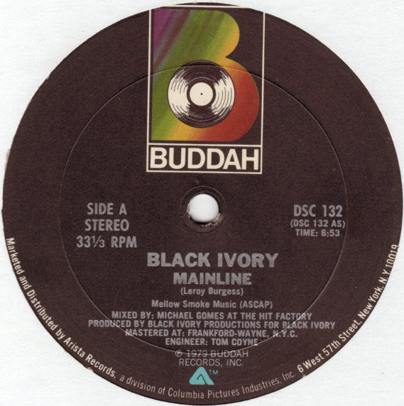 Black Ivory : Mainline (12", Single)