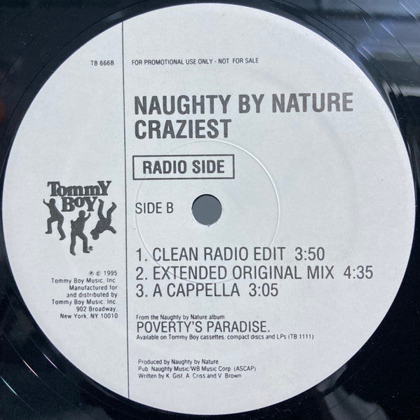 Naughty By Nature : Craziest (12", Promo)