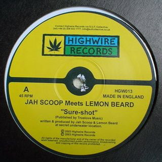 Jah Scoop Meets Lemon Beard : Sure-Shot / Good Man (12")