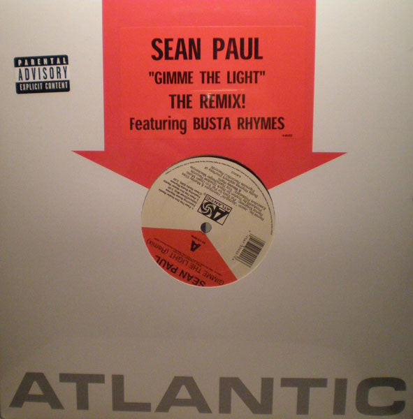 Sean Paul Featuring Busta Rhymes : Gimme The Light (The Remix!) (12", Single)