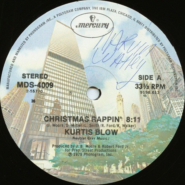 Kurtis Blow : Christmas Rappin' (12")