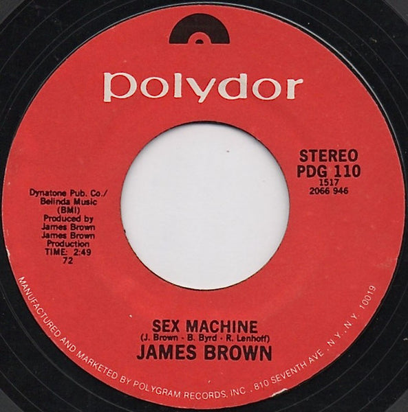 James Brown : Sex Machine / My Thang (7", RE, PRC)
