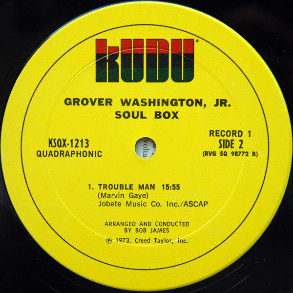 Grover Washington, Jr. : Soul Box  (2xLP, Album, Quad + Box)