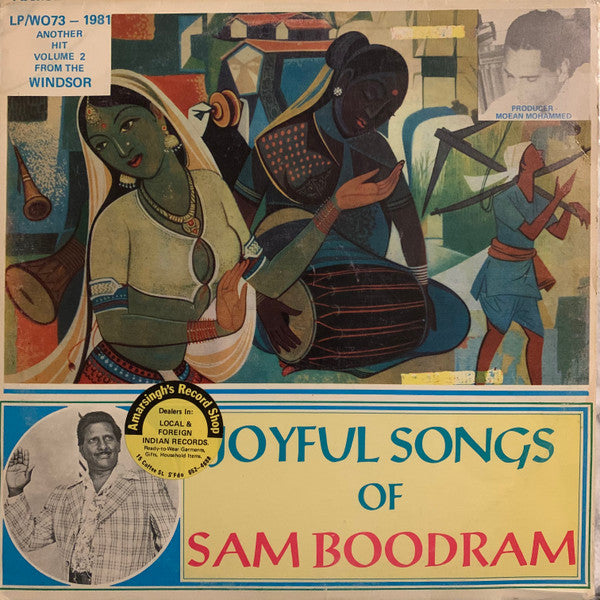 Sam Boodram : Joyful Songs Of Sam Boodram (LP)