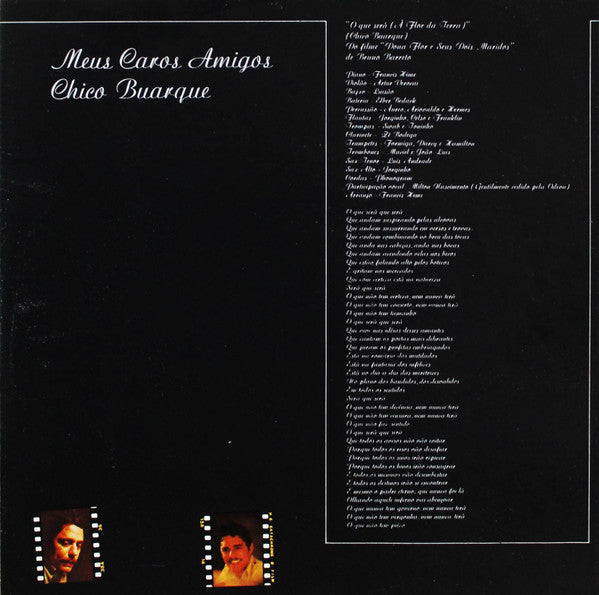 Chico Buarque : Meus Caros Amigos (LP, Album)