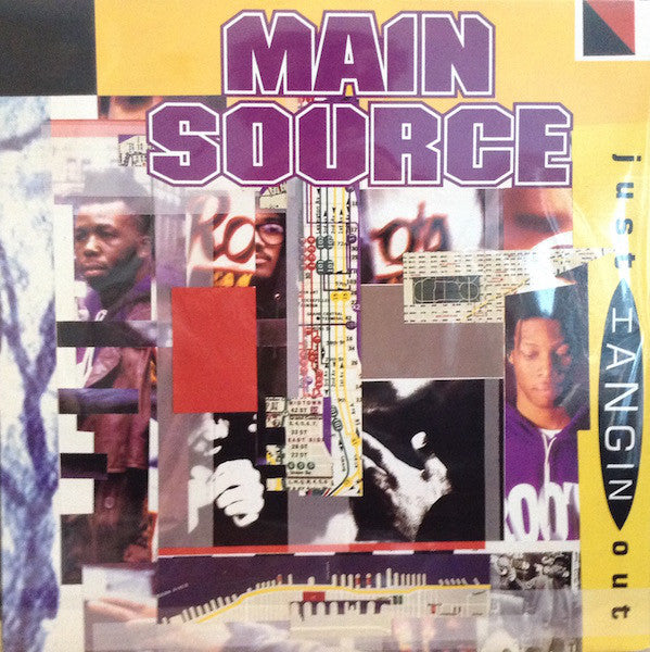 Main Source : Just Hangin' Out / Live At The Barbeque (12", RP, Pic)