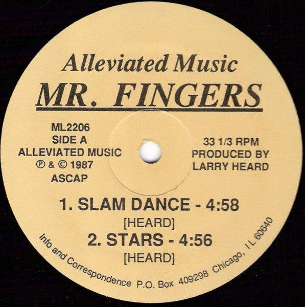 Mr. Fingers : Slam Dance (12")