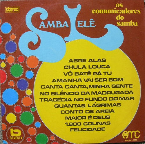 Os Comunicadores Do Samba : Samba Lelê (LP, Album)