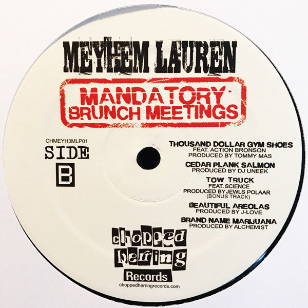 Meyhem Lauren* : Mandatory Brunch Meetings (2xLP, Album, Ltd)