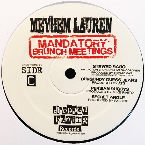 Meyhem Lauren* : Mandatory Brunch Meetings (2xLP, Album, Ltd)