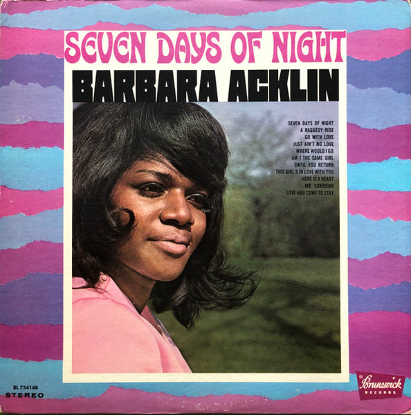 Barbara Acklin : Seven Days Of Night (LP, Album, Promo, Glo)