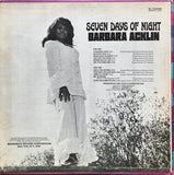 Barbara Acklin : Seven Days Of Night (LP, Album, Promo, Glo)