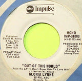 Gloria Lynne : Out Of This World  (7", Promo)