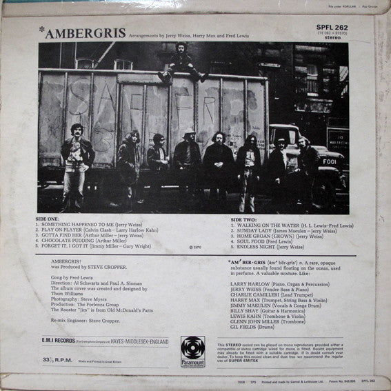 Ambergris (2) : Ambergris (LP, Album)