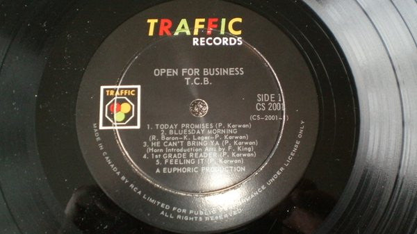 TCB (4) : Open For Business (LP)
