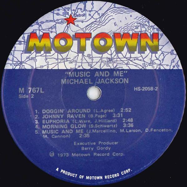 Michael Jackson : Music & Me (LP, Album, Sup)