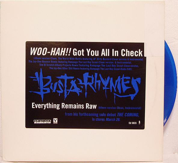 Busta Rhymes : Woo-Hah!! Got You All In Check (12", Promo, Cle)
