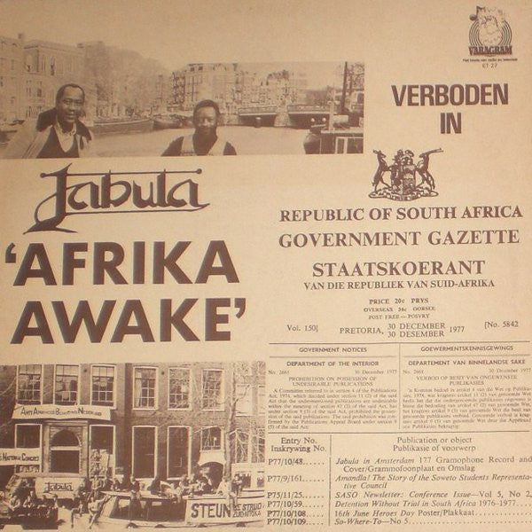 Jabula : Afrika Awake (LP, Album)
