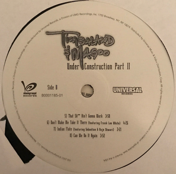 Timbaland & Magoo : Under Construction Part II (2xLP, Album)