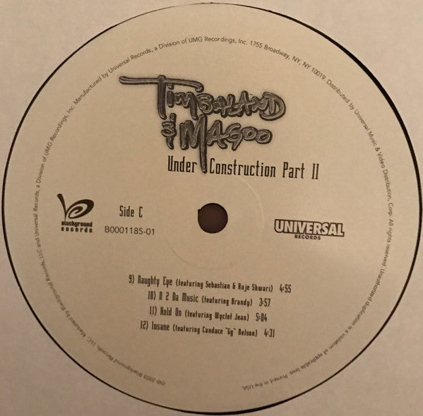 Timbaland & Magoo : Under Construction Part II (2xLP, Album)