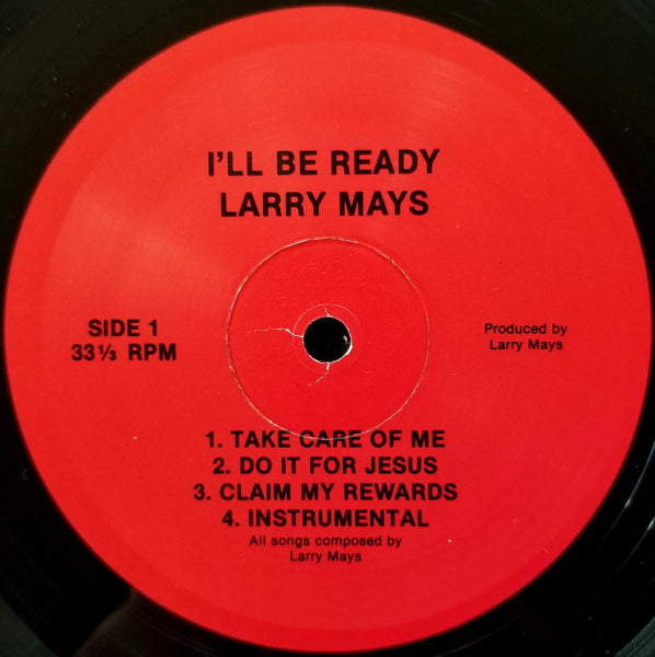 Larry Mays : I'll Be Ready (LP, Album)