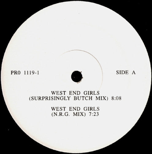 East 17 : West End Girls (12", Promo)