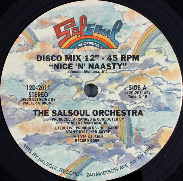The Salsoul Orchestra : Nice 'N' Naasty (12", Pit)