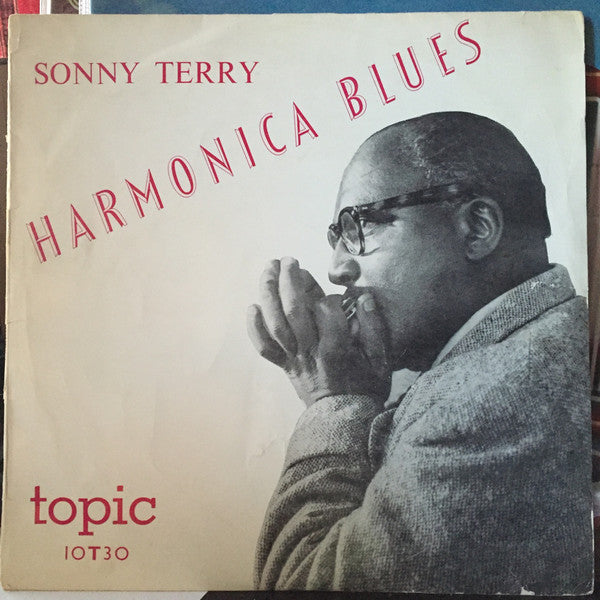 Sonny Terry : Harmonica Blues (10", Album, Mon)
