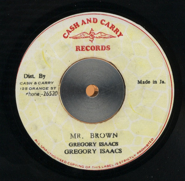 Gregory Isaacs : Mr. Brown (7")
