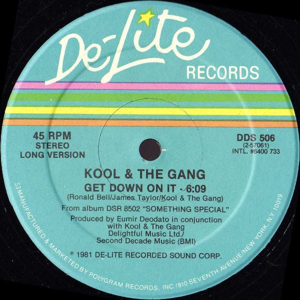 Kool & The Gang : Get Down On It / Let's Go Dancing (Ooh, La La, La) (12")