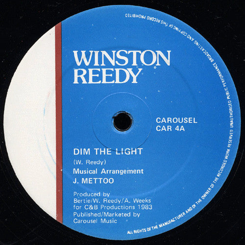 Winston Reedy : Dim The Light (12")
