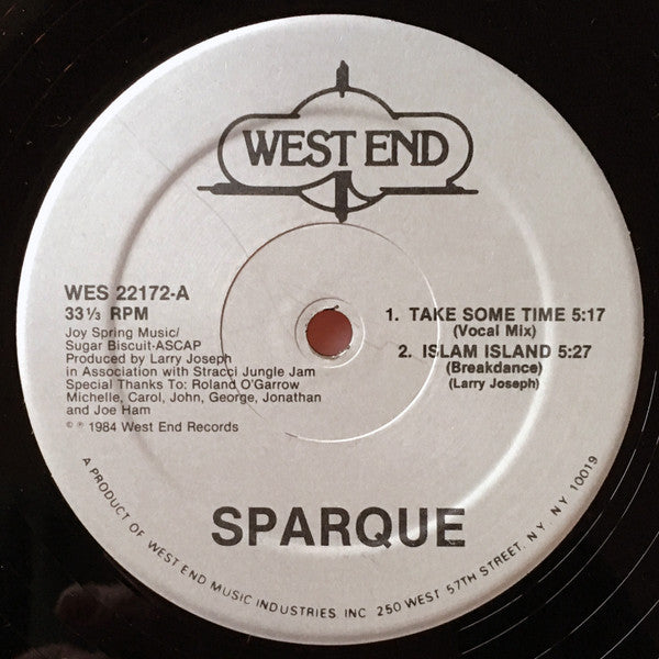 Sparque : Take Some Time (12")