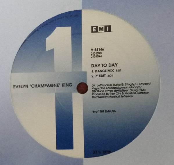 Evelyn "Champagne" King* : Day To Day (12", Single)