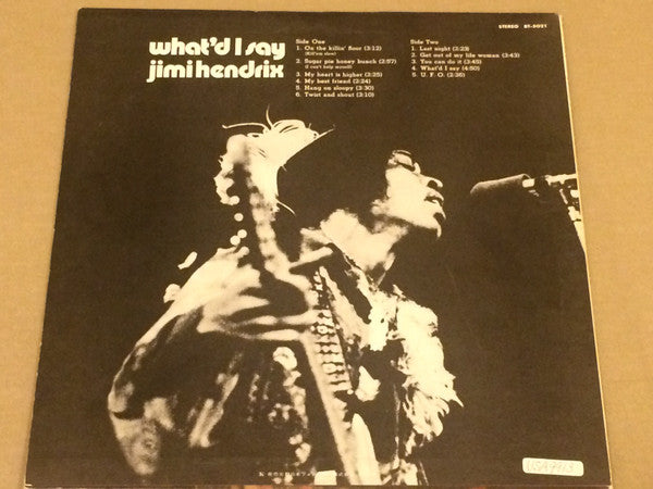 Jimi Hendrix : What'd I Say (LP, Album)