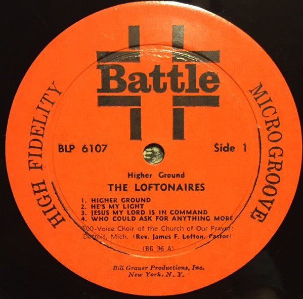 The Loftonaires : Higher Ground (LP)