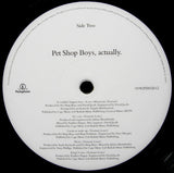 Pet Shop Boys : Actually (LP, Album, RE, RM, 180)