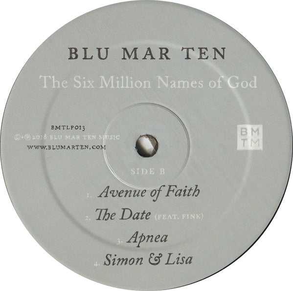 Blu Mar Ten : The Six Million Names Of God (2xLP, Album, Ltd, Num)