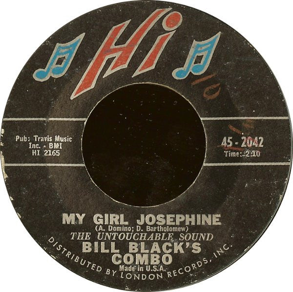 Bill Black's Combo : Twist-Her / My Girl Josephine (7")