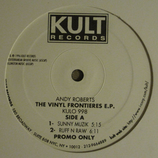 Andy Roberts : The Vinyl Frontieres EP (12", EP, Promo)