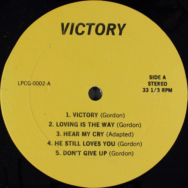 Clyde Gordon (3) : Victory (LP)