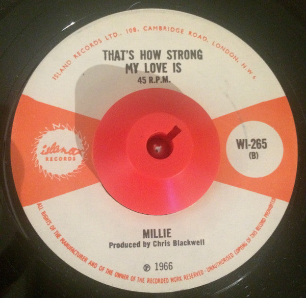 Jackie And Millie : My Desire / That's How Strong My Love Is (7", Single)