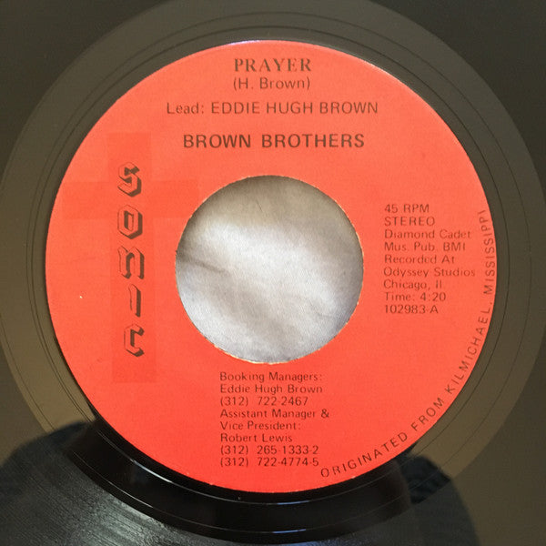 The Brown Brothers (3) : Prayer / You Don't Know Jesus (7", Single)
