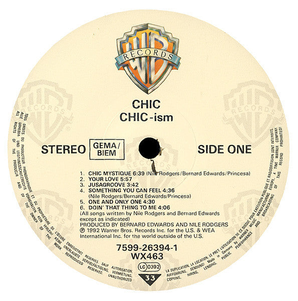 Chic : Chic-ism (LP, Album)