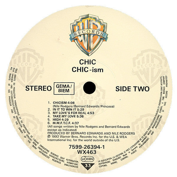 Chic : Chic-ism (LP, Album)