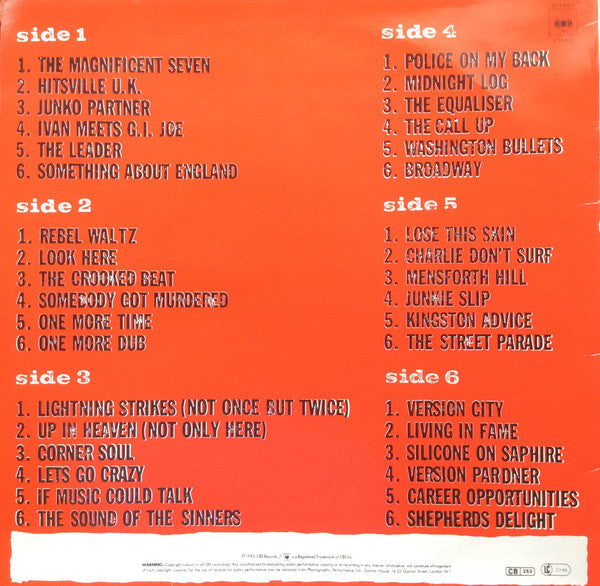 The Clash : Sandinista! (3xLP, Album, Jam)