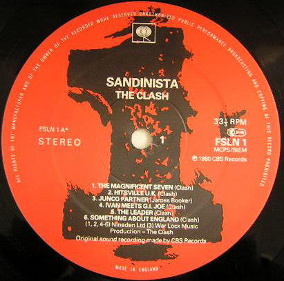 The Clash : Sandinista! (3xLP, Album, Jam)